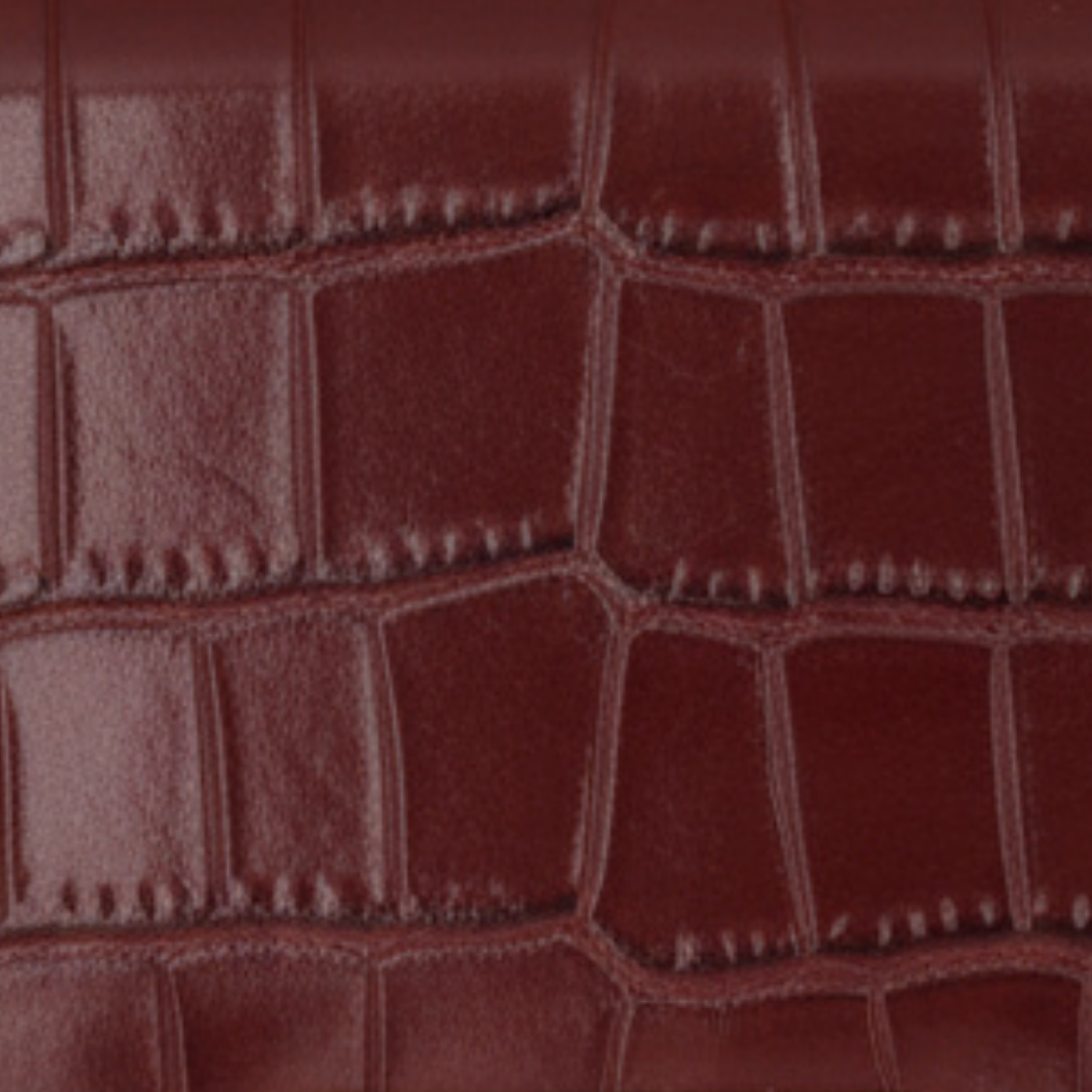 Croc Burgundy Flap