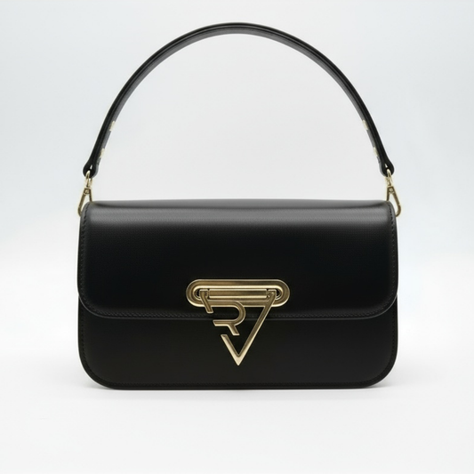 Black Vegan Leather Bag